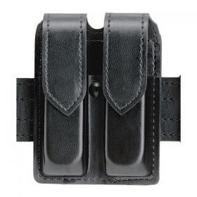 Safariland Leather Double Mag Holder Hidden Snap