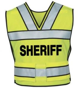 Blauer ANSI 207 Hi Viz SHERIFF Breakaway Safety Vest - Siegel's Uniform