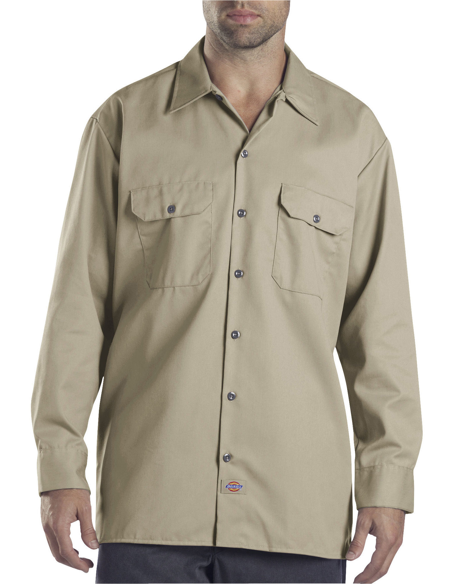 Dickies Long Sleeve Work Shirt Lincoln Green – Gardena Department Store